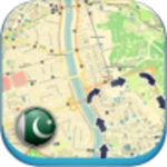 pakistan map android application logo